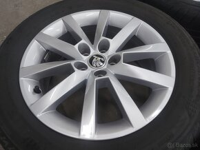 5x112R16elektrony orig.ŠKODA-205/55R16Bridgestone letne pneu - 5