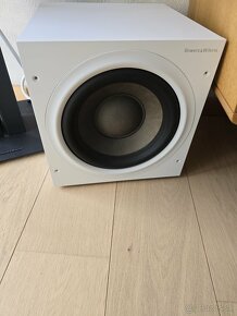 Bowers wilkins ASW 610 biely, ako nový - 5