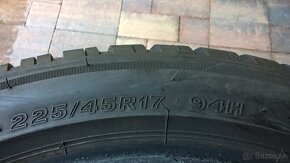 ZIMNÉ 225/45 R17 94H 2 ks BRIDGESTONE 1ks MATADOR 7-8mm 2019 - 5