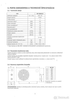 Tepelné čerpadlo pre bazén - 5 kW - 5