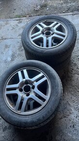 Ford Alu disky 4x108 R15 s letnymi pneu - 5