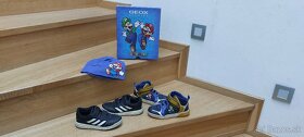 Botasky Adidas, Geox + ciapka Super Mario spolu 10e, vel 30 - 5
