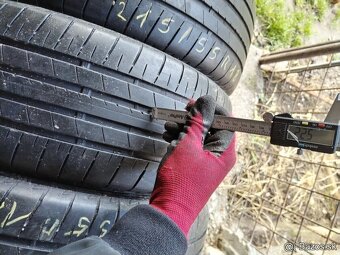 Predám letné pneumatiky Bridgestone 215/55R18 - 5