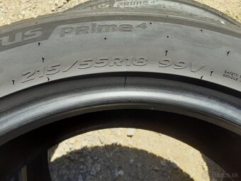 215/55 r18 letné pneumatiky 2ks Hankook DOT2022 - 5