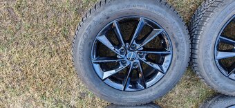 ALU Borbet 5x112 a zimné Dunlop 215/60 R16 - 5