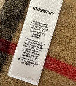 Burberry Check Cashmere Scarf Šál - 5