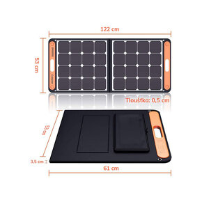 Jackery SolarSaga 100W Solárny panel s USB portamy-nový - 5