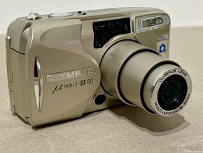 OLYMPUS Mju lll 80 …. Fotoaparat … (na opravu/suciastky) - 5