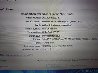 Hp probook 450 G0 i7/SSD 500/8 DDR3/WIN 11 - 5