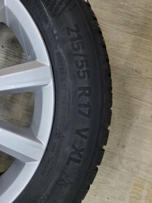 Predám originál zimné komplety VW Passat 215/55 R17 - 5