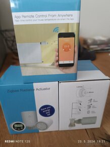 3a3 Termostatické hlavice + zigbee jednotka a 3x teplomer - 5