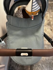 CYBEX 3v1 Balios S Lux Black Sky Blue  + vajíčko + isofix - 5