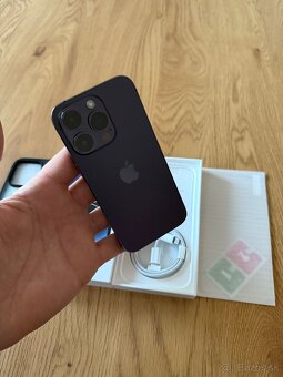 iPhone 14 Pro 128 gb Deep Purple v záruke + príslušenstvo - 5