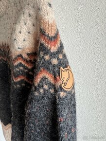 Švédský vlněný merino sveter Fjallraven Övik Knit - 5