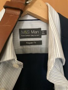 Pánsky oblek M&S SlimFit veľkosť S ma výšku 178 - 5