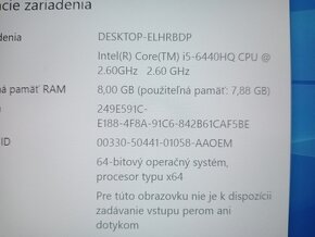 rozpredám na diely notebook Dell latitude e5470 - 5