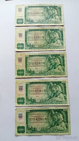 Ceskoslovenské bankovky s kolkom, slovenske bankovky - 5