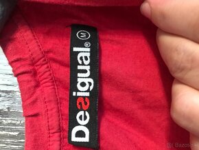 DESIGUAL originál Red damske tricko M - 5