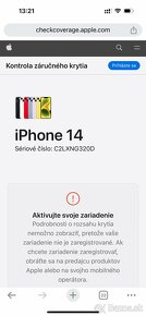 iPhone 14 128 gb Starlight - nerozbalený, záruka - 5