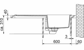 FRANKE Basis BFG 611 granitový drez - 5