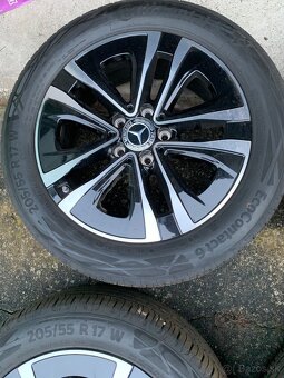 NOVÉ 5x112 ALU KOLA MERCEDES CLASS LETNÍ 205/55 R17 +ČIDLA - 5