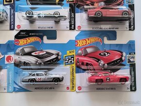 Hot Wheels - Mustang, Mercedes 560 SEC, 300 SL, Lotus - 5