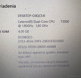 HP 620 - Intel core duo - 4GB RAM - 500GB HDD + nabijacka - 5