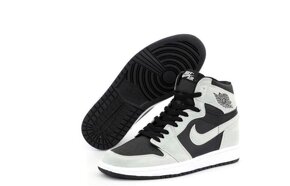 Nike air jordan 1 retro high black/grey - 5