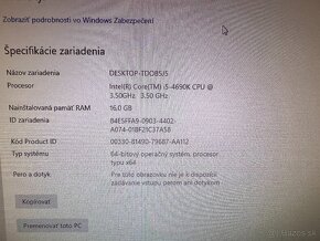 Dell Optiplex 7020 / i5-4690K / 16GB / NOVÉ 512GB SSD +1TB - 5