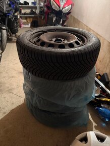 Plechové disky 5x112 Continental 205/55 R16 H XL - 5