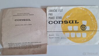 Písací stroj CONSUL 2226 - 5