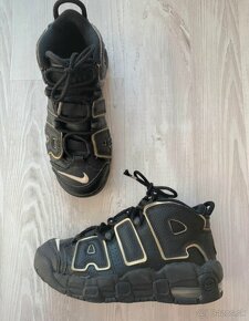 Tenisky Nike Uptempo Black/Gold - 5