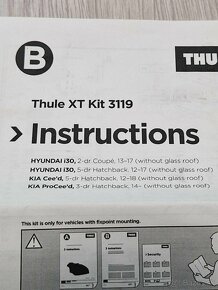 Thule Wingbar Edge Hyundai i30 Kia Ceed - 5