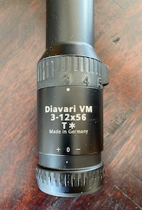 Puškohľad ZEISS VM 3-12x56 T, Zeiss šína, osn. 80 LP čb - 5