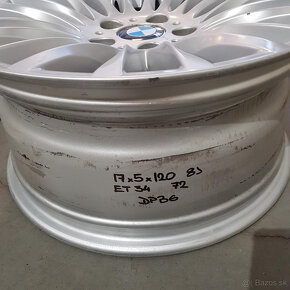 Originál BMW disky 5x120 R17 ET34 - 5