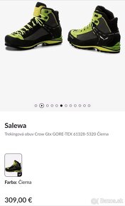 nove turisticke topanky SALEWA vibram goretex, velkost 41 - 5