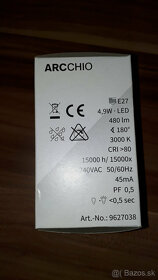 LED žiarovka E27 4,9W 3000K - 5