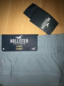 ŠPORTOVÉ ŠORTKY HOLLISTER šedé veľ. M  + darček - 5