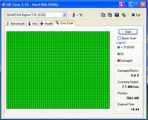 Raritný 5.25" IDE disk Quantum BigFoot TX 8,0GB - 5