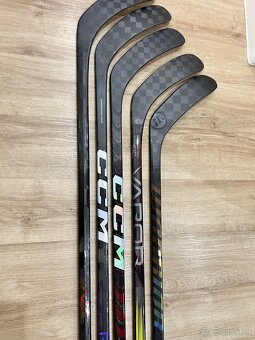 ✅ CELÉ HOKEJKY ĽAVÉ - BAUER SYNC + HYPER 2 + CCM + WARRIOR ✅ - 5