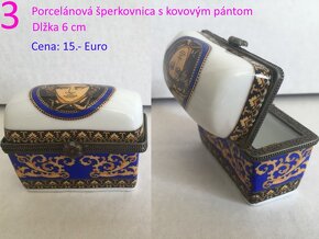 Veľmi pekná porcelánová šperkovnica - 5