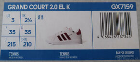 Adidas grand court 2.0EL K  velkost 35 (210) - 5