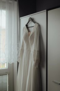 Svadobné šaty - Ivory, šité na mieru - 5