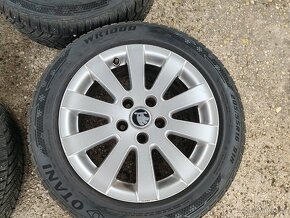 VW elektróny 5x112 R16, zimná sada - 5