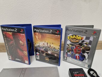 PlayStation 2 Slim herná konzola + 3 super hry - 5