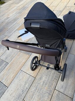 Predám Cybex Priam 4.0 black s rose gold podvozkom - 5