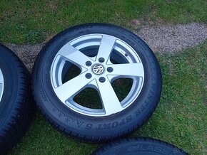 16" ALU 5x112 vw/škoda + zimné pneu 205/55 16 do 9mm TOP - 5