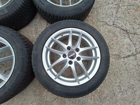 Alu disky+Zimné pneumatiky 205/55 R16 Continental - 5