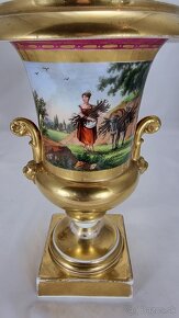 Vyše 200.ročné porcelánové vázy -23.5 cm - 5