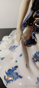 Luxusná stará porcelánová soška Royal Dux rok 1925-1938 - 5